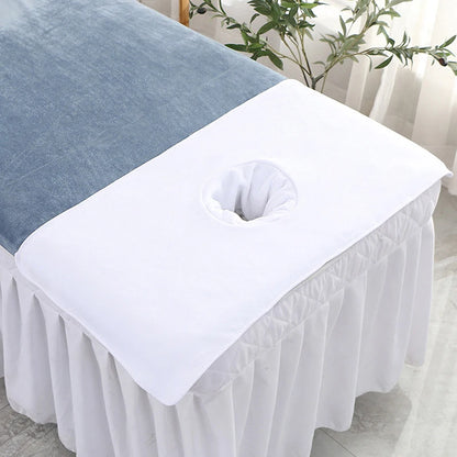 40*80cm Thickened Beauty SPA Massage Table Planking Face Towel With Hole Bed Bandana Beauty World Shop