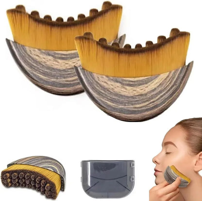 New Lymphatic Contour Care Facial Massage Brush with Storage Box for Facial Stimulating And Contouring Beauty Trend Shop