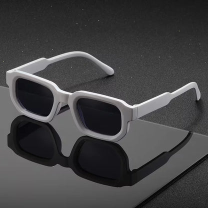 New Men Vintage Rectangle Frame Sunglasses Fashion Retro Sun Glasses Luxury Brand Design Glasses UV400 Eyewear Women Goggles Beauty World Shop