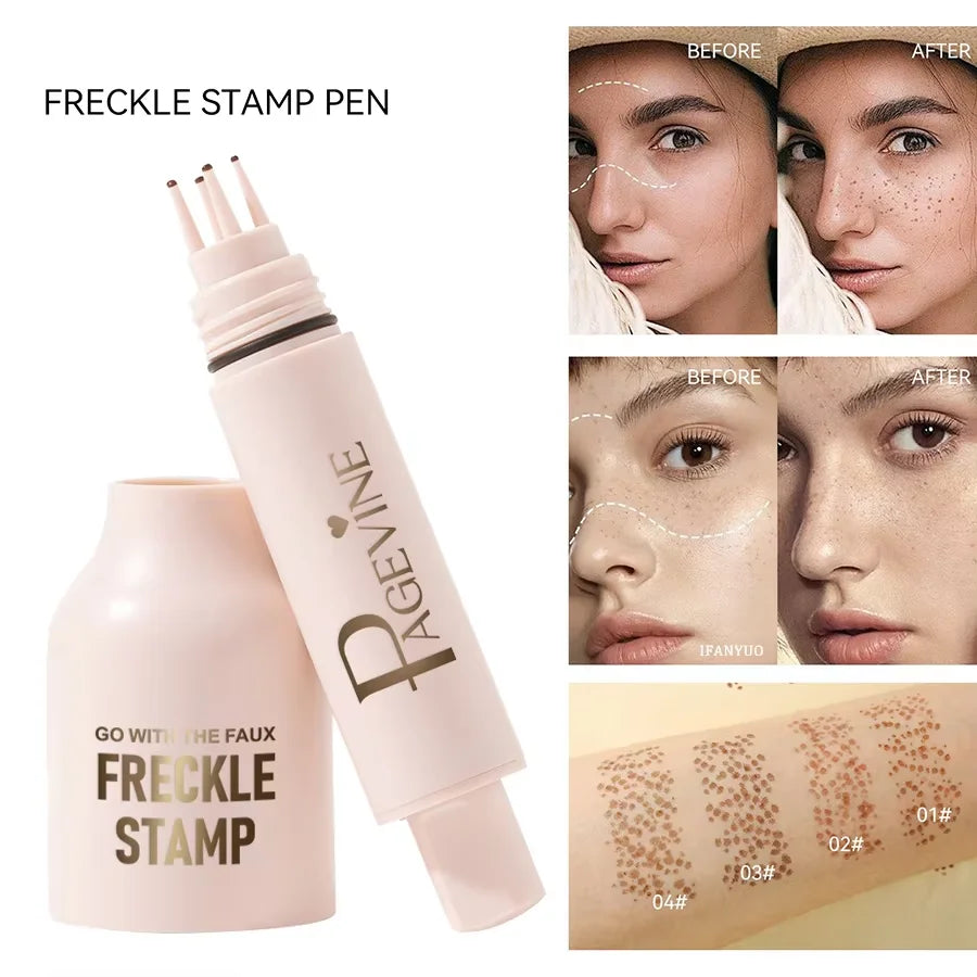 Facial Freckle Stamp Pencil,Natural Makeup for Freckles,Dark Spots, Moles,Waterproof,not easy to fade Concealer,Feminine Contour Beauty World Shop