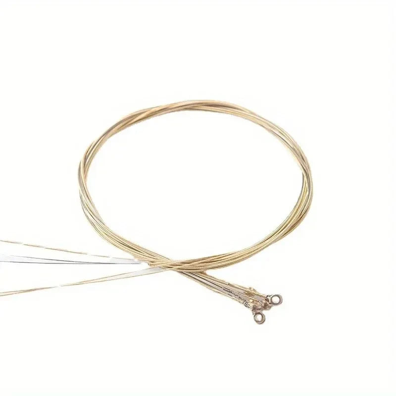 6Pcs/Set High-Quality Acoustic Guitar Strings - Replacement Guitar Strings, Premium Guitar Accessories Beauty World Shop