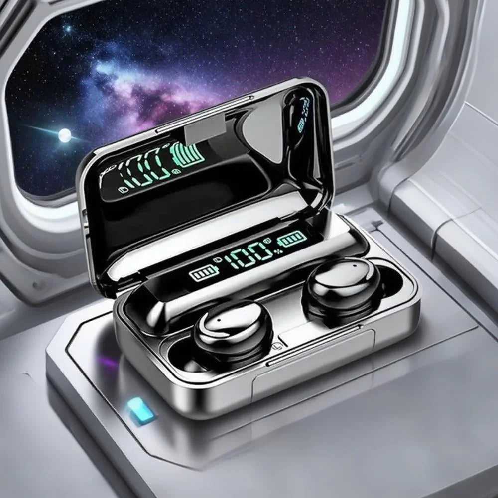 F9 Sport Wireless Earphones Bluetooth Stereo Headphones Noise Reduction Waterproof Earbuds with Mic for Beauty Fashion