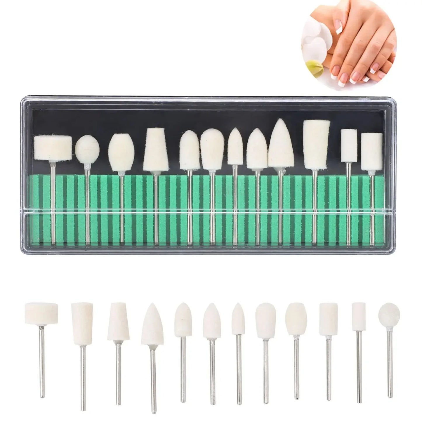 Professional 6-in-1 Electric Nail Drill Set - Nail File Pen for Filing, Polishing & Exfoliating