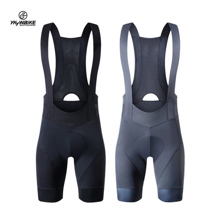 YKYWBIKE Cycling Bib Shorts Men Outdoor Wear Bike Ride 6 Hours Padded Riding Bib Tights Bicycle Men's Cycling Clothing Mtb Short Beauty World Shop