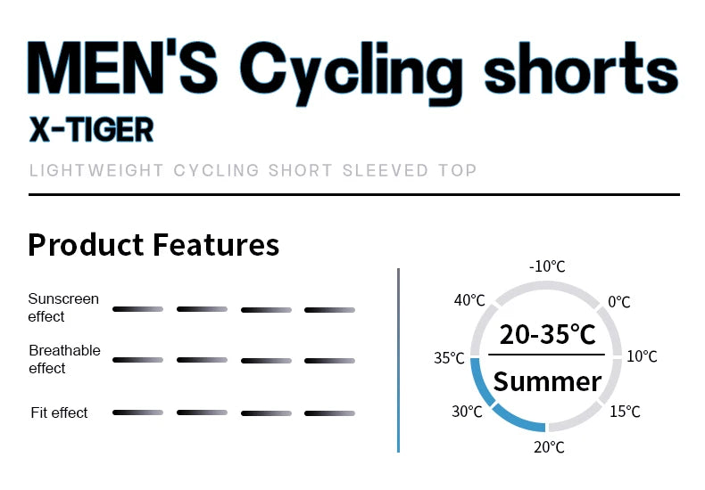 X-TIGER  Cycling Shorts Men Double Arrow Cushion Pad MTB Road Anti Slip Bike Shorts 7 Hours Ride Breathable Lycra Shorts Beauty World Shop