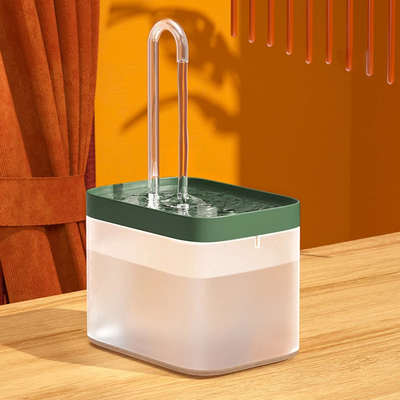 Ultra-Quiet Cat Water Fountain Filter Smart Automatic Pet Dog Water Dispenser&Burnout Prevention Pump1.5L Recirculate Filtrin Beauty World Shop