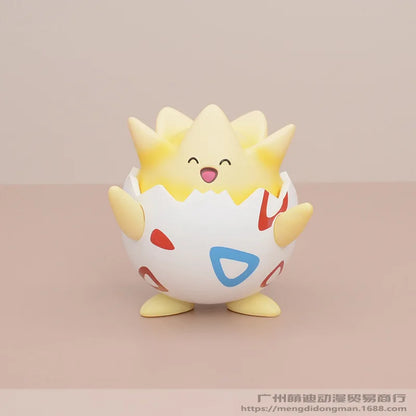Kawaii Pokemon Happy Togepi Anime Figure Car Desktop Ornament Cute Model Doll Boys And Girls Toys Surprise Gift Collectible Beauty World Shop