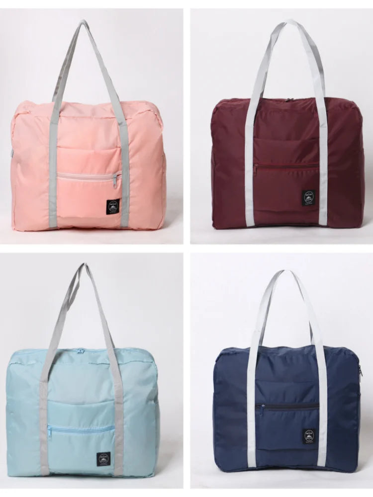 Foldable Travel Duffel Bag for Airlines Carry on Bag for Women and Girls Lightweight Large Capacity Sports Weekend Trip Overnigh Beauty World Shop