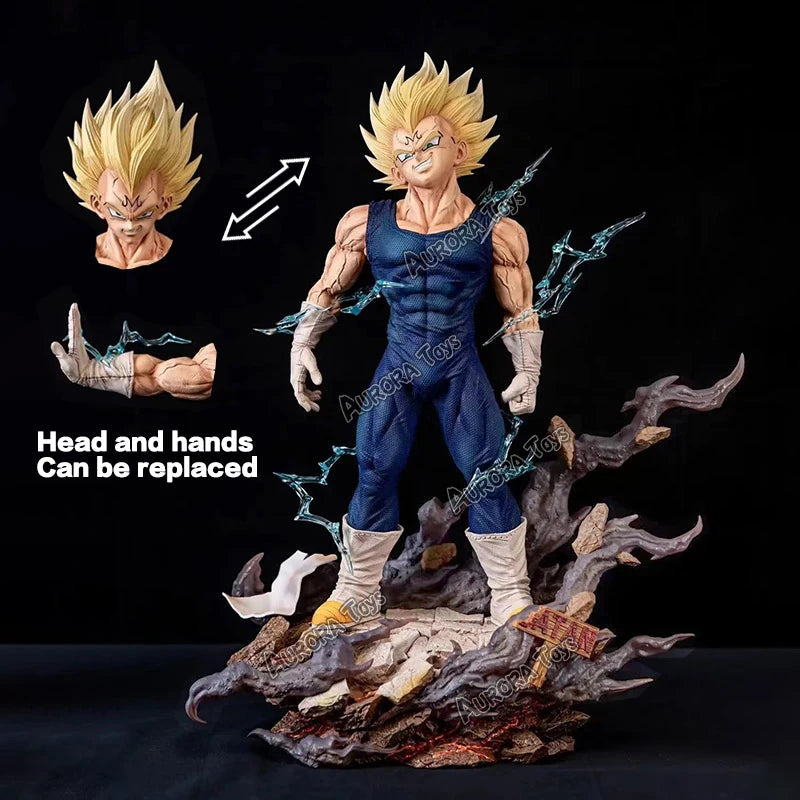 12.6in/32cm Anime Dragon Ball Z Figure Majin Vegeta Figurine PVC Action Figures Collection Model Toys Gifts Beauty World Shop