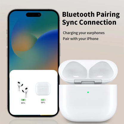 Replacement Charging Case for AirPods 4 - Compatible with Original Earbuds, Functions Like Genuine Case, For Authentic AirPods 4