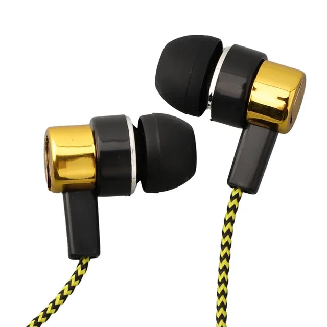 3.5mm In-Ear Wired Headphone 2 Basic Box Bass Stereo Earbuds Mobile Headphone Noise Cancelling Superb Bass Stereo Earphone Beauty World Shop