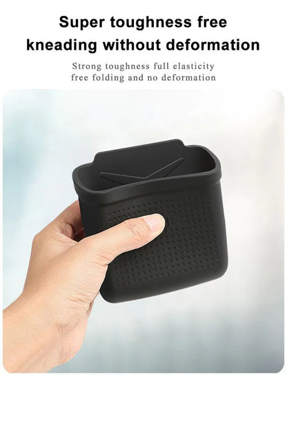 Silicone Car Storage Box For Tesla Model 3 Y S X 2017-2022 2023 Hidden Organizer Tray Bag Box Phone Coin Holder Auto Accessories Beauty World Shop