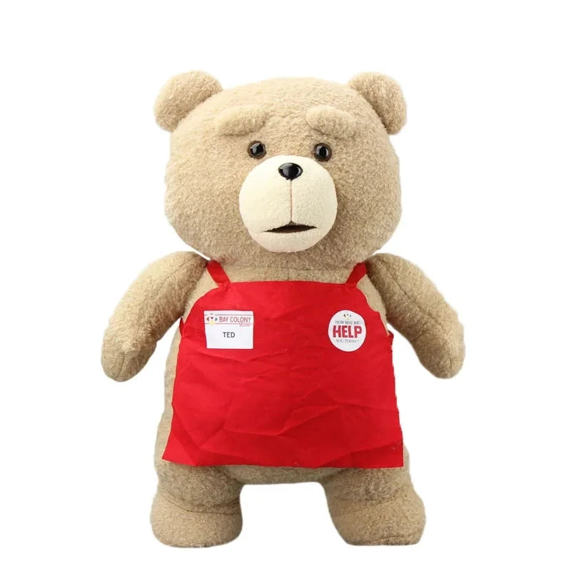 46cm TED Plush Movie Teddy Bear TED 2 Plush Doll Toys In Apron styles Soft Stuffed Animals Plush Toys Animal  for Kids Gift Beauty World Shop