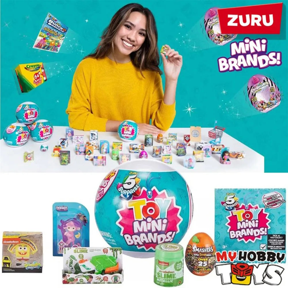 Zuru Mini Brands Toys 5 Surprise Mini Brands Toy Original Supermarket Miniature Toy  Miniature Toys Mystery Blind Box Series 1 Beauty World Shop