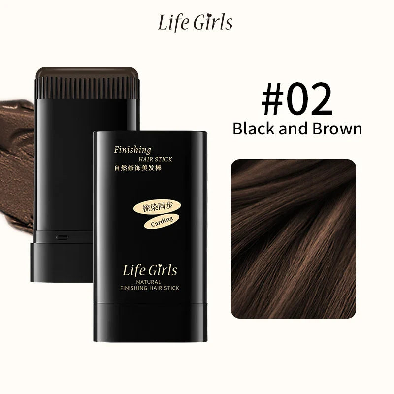 Life Girls Reabal with Hair Comb Coloring Gray Hair, Covering, Natural Glossy, Convenient to Carry, Convenient to Color on Comb, Dye Hair, Covering Your Outside, Convenient to Carry When Covering Ornaments Beauty Trend Shop