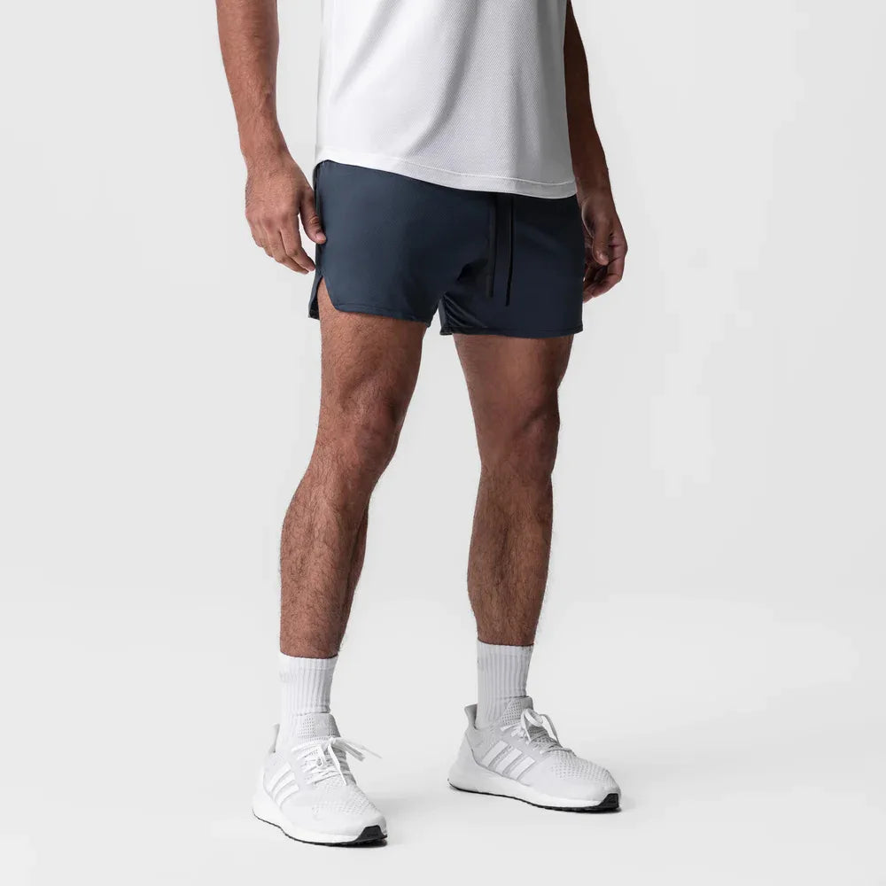 New Summer Men's Sports Shorts Quick Dry Breathable Beach Jogging Single Layer Breathable Shorts Training Basketball Apparel Gym