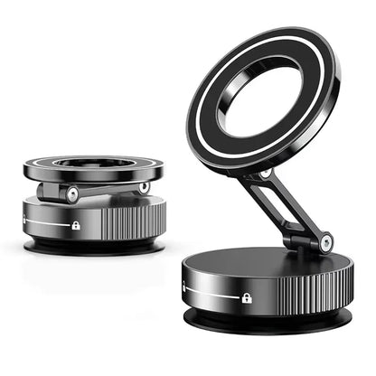 Super Strong Magnetic Phone Holder Foldable Design 360° Adjustable Vacuum Car Mount For Car Desk Bathroom Phone Holder Beauty World Shop