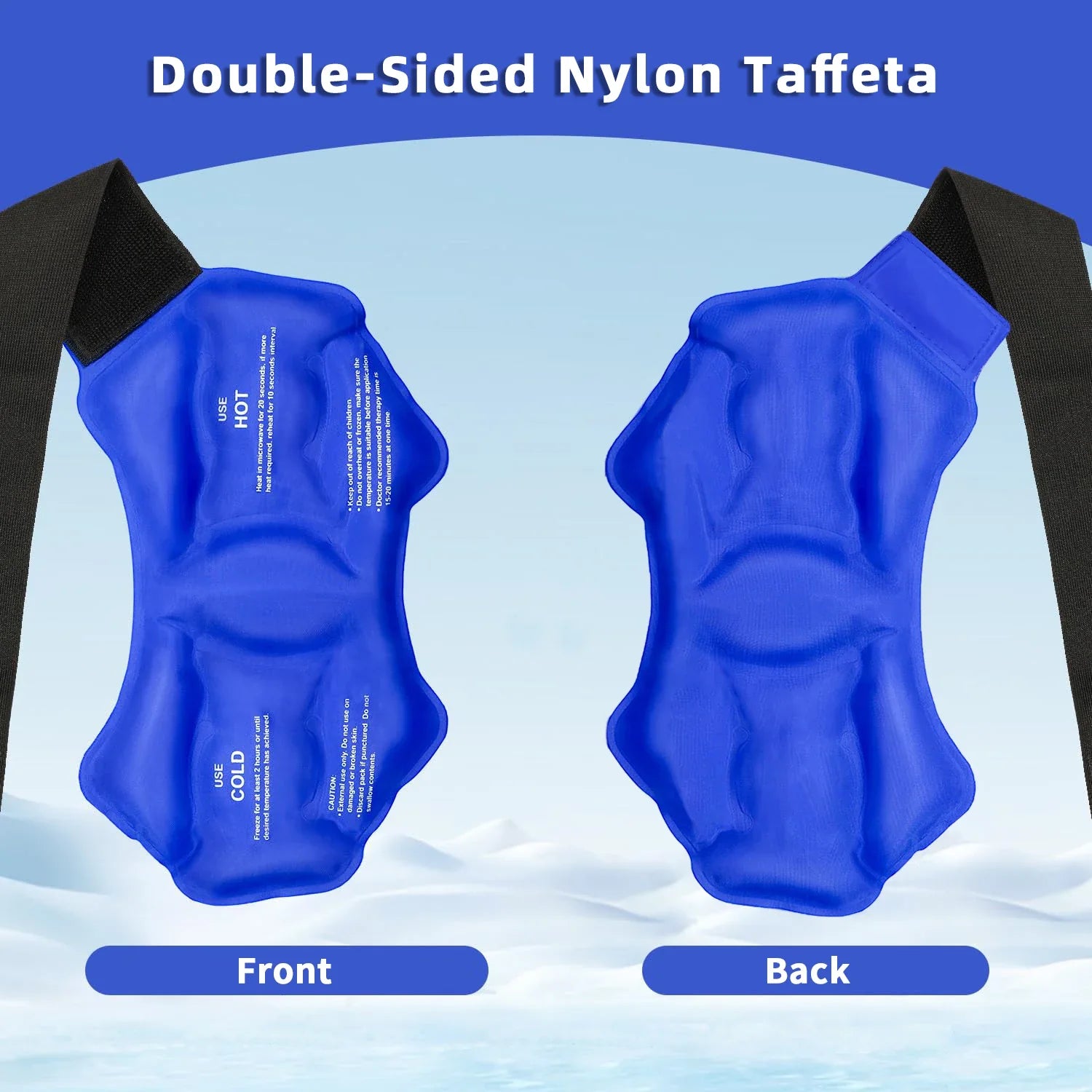Ankle Brace Ice Pack Wrap For Sport Injuires Hot & Cold Compress Use Large Reusable Gel Cold Pack Ankle Support Beauty Trend Shop