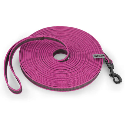 1.5M/2M/5M/3M/15M Medium small Long Dog Leash Latex Silk Easy and Convenient Training Big Dual color dog leash 10 meters Beauty World Shop