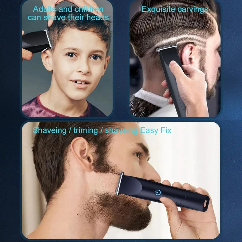 Design of adjustable cutter head with USB charging for electric hair clipper hair and beard trimming Beauty World Shop