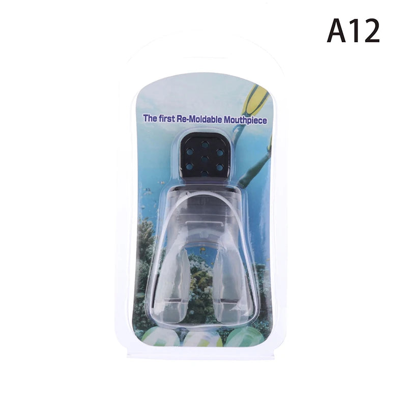 Silicone Snorkel Diving Mouthpiece Scuba Moldable Bite Mouthpiece Regulator Plastic Snorkel Mouthpiece Beauty World Shop