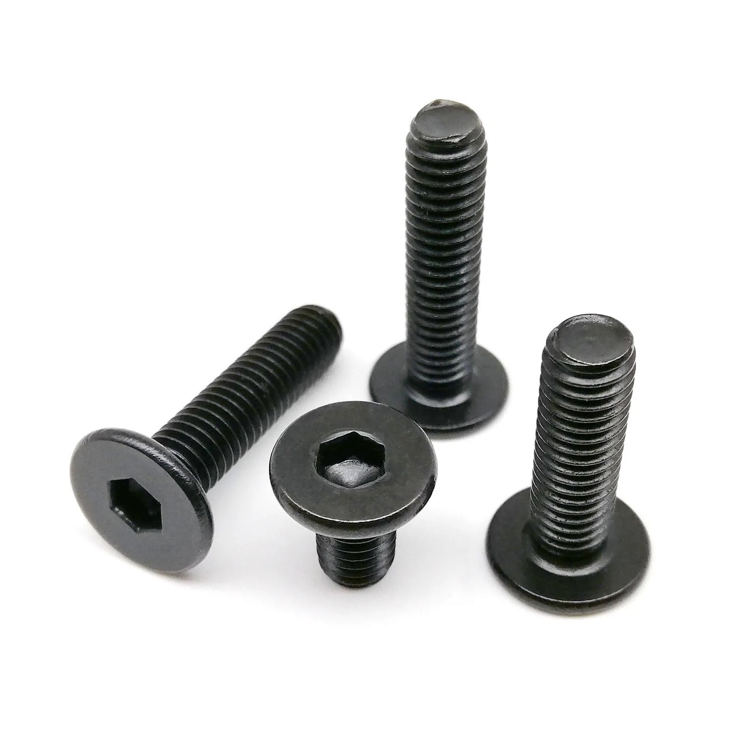 M2 M2.5 M3 M4 M5 M6 M8 Black 304 Stainless Steel Allen Hexagon Ultrathin Head Bolt Hex Socket Ultra Thin Flat Wafer Head Screw Beauty World Shop