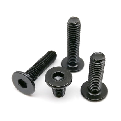 M2 M2.5 M3 M4 M5 M6 M8 Black 304 Stainless Steel Allen Hexagon Ultrathin Head Bolt Hex Socket Ultra Thin Flat Wafer Head Screw Beauty World Shop