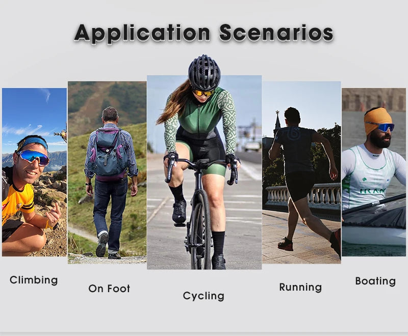 SCVCN New Cycling Glasses Bike Sunglasses Men UV400 Eyewear Outdoor Sports MTB Goggles Bicycle Women Riding Hiking Sunglasses Beauty World Shop