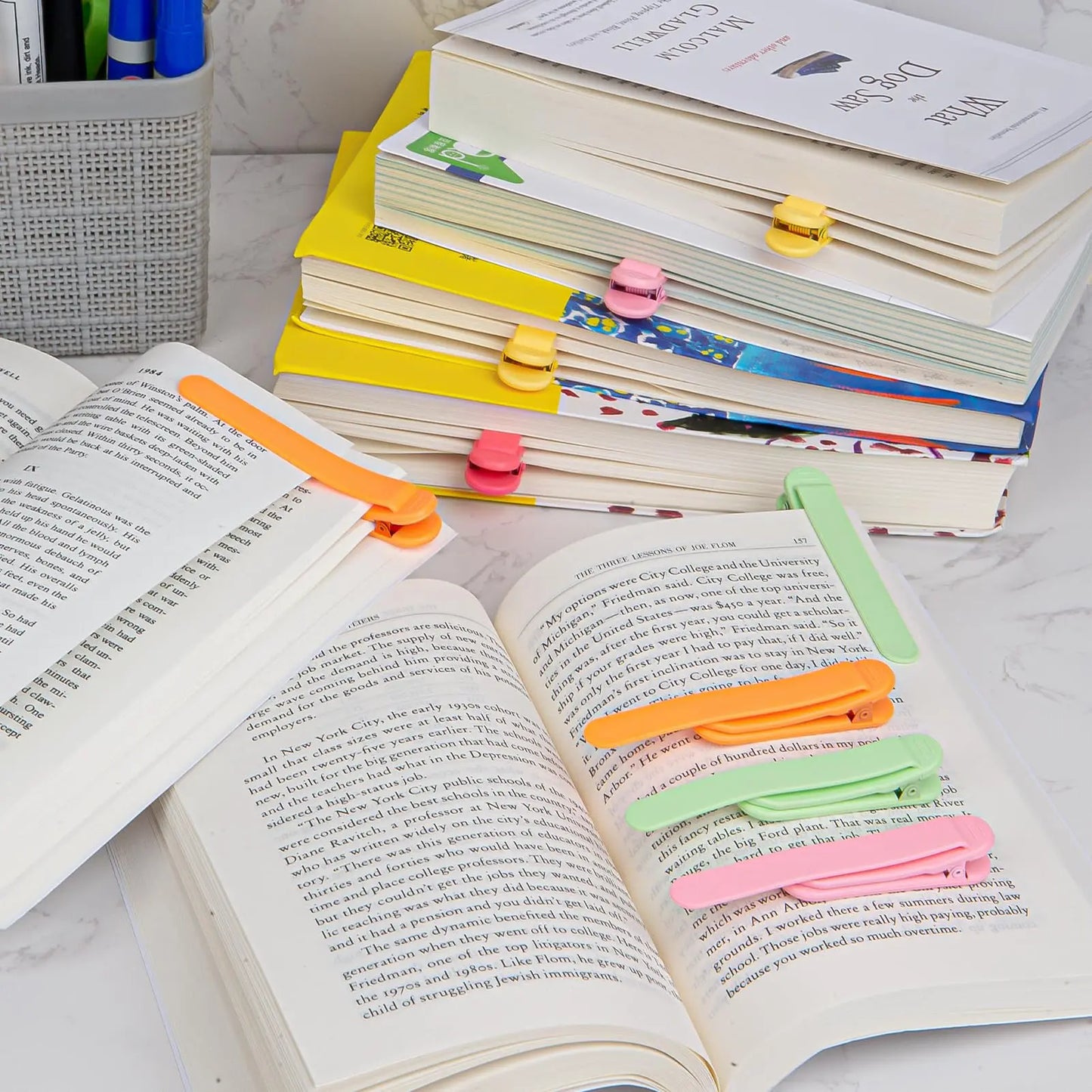 Automatic Bookmark, Silicone Reading Bookmark, Colorful Bookmark, Ideal Gift For Book Lovers, Essential Reading Accessory, For A Beauty World Shop