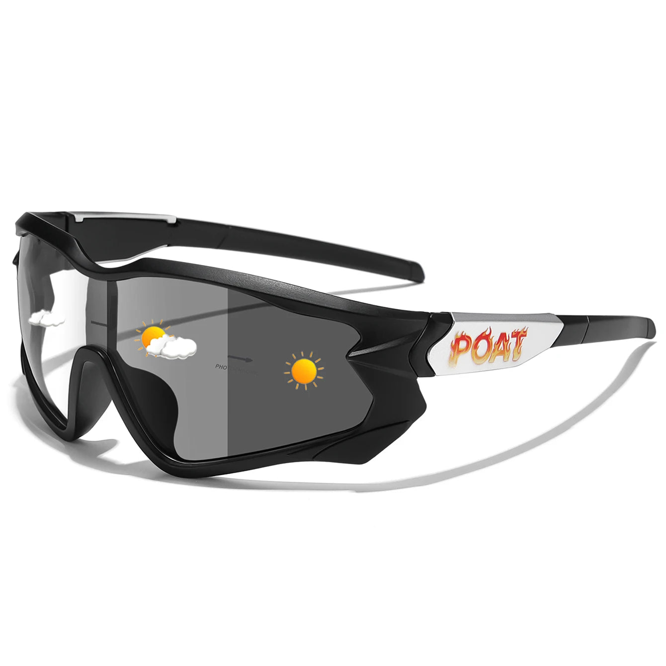 Fashion Brand Men Women Bicycle Photochromic Eyewear MTB Bike Fishing Running Cycling Sports Sunlasses Comfortable Goggles Beauty World Shop