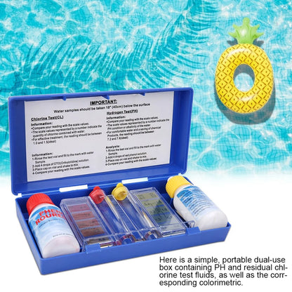 PH Chlorine Water Quality Test Kit Swimming Pool Tester Water Testing Box Beauty World Shop