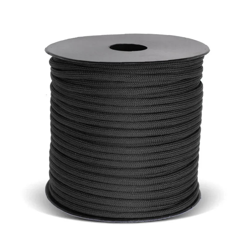 50m 650 Military Paracord 9 Strand 4mm Tactical Parachute Cord Camping Accessories DIY Weaving Rope Outdoor Survival Equipment Beauty World Shop