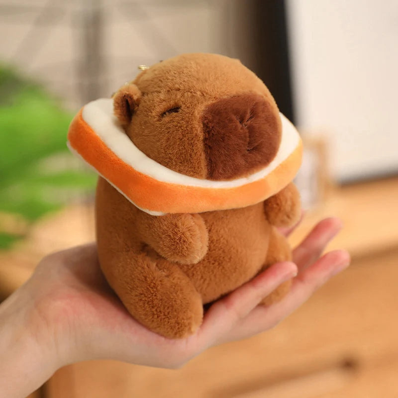 Capybara Plush Toy Pendant Keychain Capibara Cosplay Pokemon Pikachu Disney Stitch Sanrio Kuromi Plushies Stuffed Bag Decor Gift Beauty World Shop