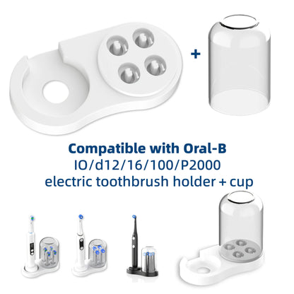 1pc-Electric Toothbrush Holder, for IO/EB Series, IO/EB Series Induction Charger, IO/EB Series Brush Head Placement Universal Beauty World Shop