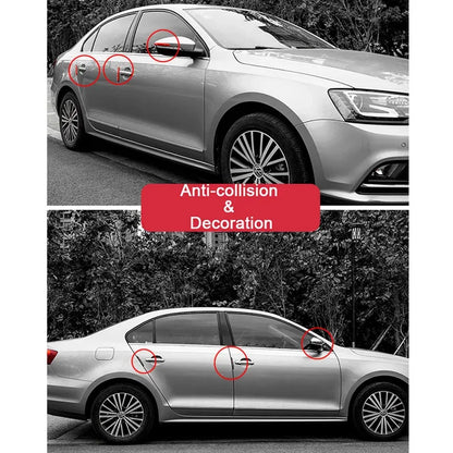 6Pcs Car Door Edge Guards for Audi BMW Mercedes Auto Buffer Trim Molding Scratch Protector Crash Bar Beauty World Shop