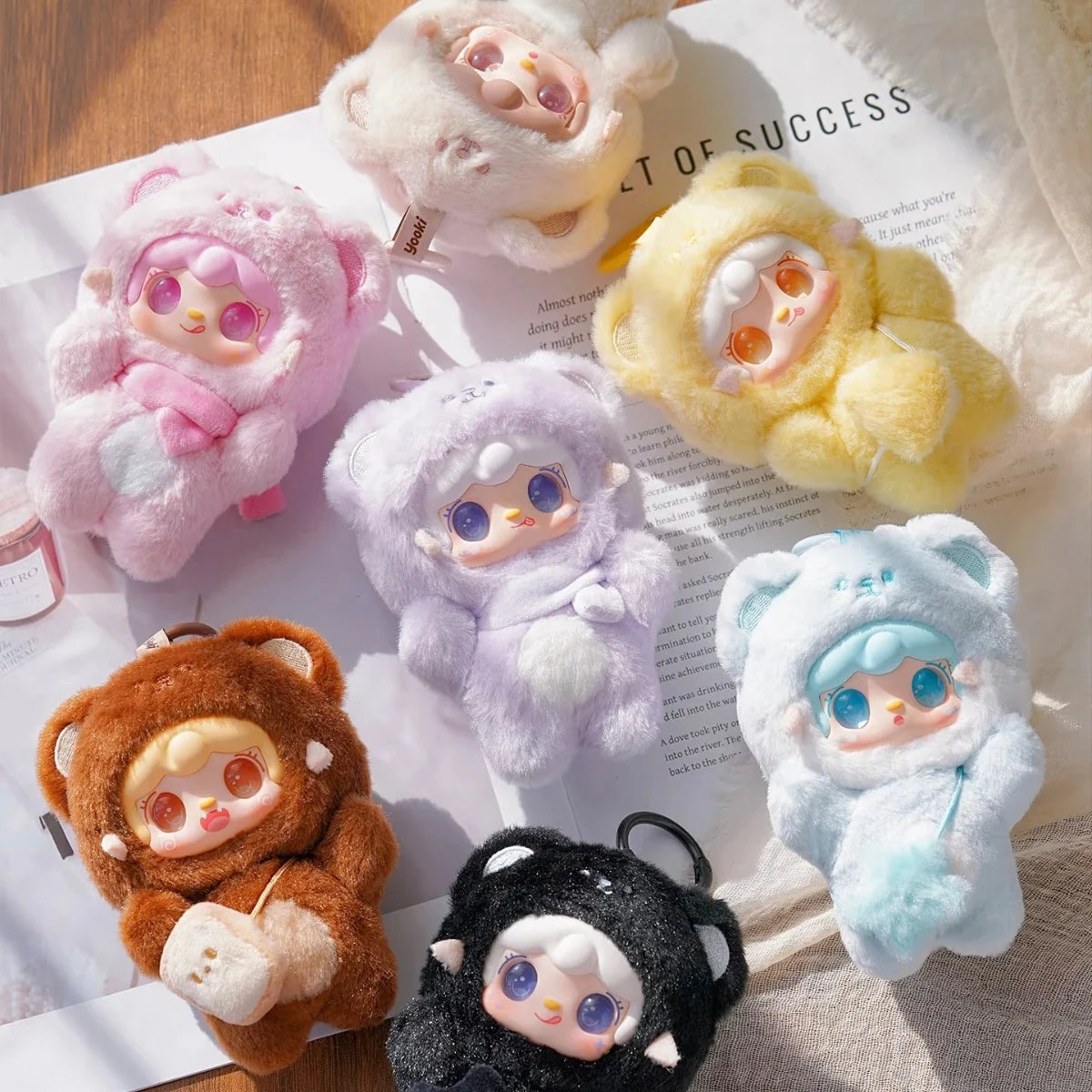 Yooki V4 Plush Take A Bite Of Bear Series Cute Plush Pendant Blind Box Desktop Ornament Toy Anime Guess Doll Mystery Box Gifts Beauty World Shop
