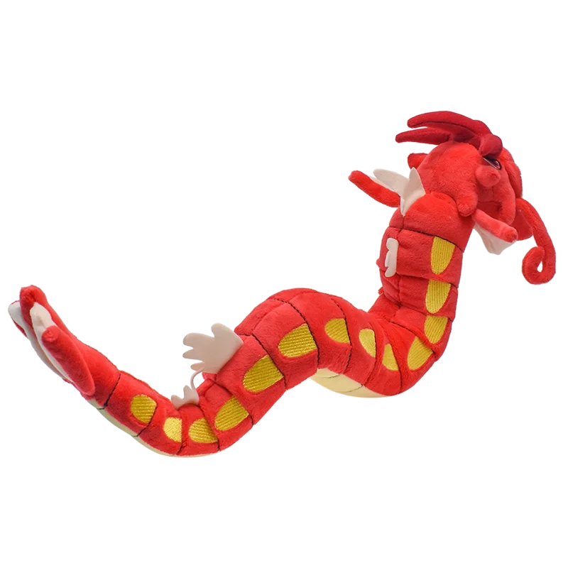 Shiny Gyarados Plush Toys Stuffed Animal Charizard Game for Collectible Gift,Soft Plushies Cartoon Character 23 Inch Red Beauty World Shop