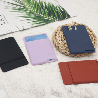 3M Phone Wallet Case Card Holder Self-Adhesive Silicone Pocket Stick ID Bank Credit Card Storage Card Holder Bag Accessory Beauty World Shop