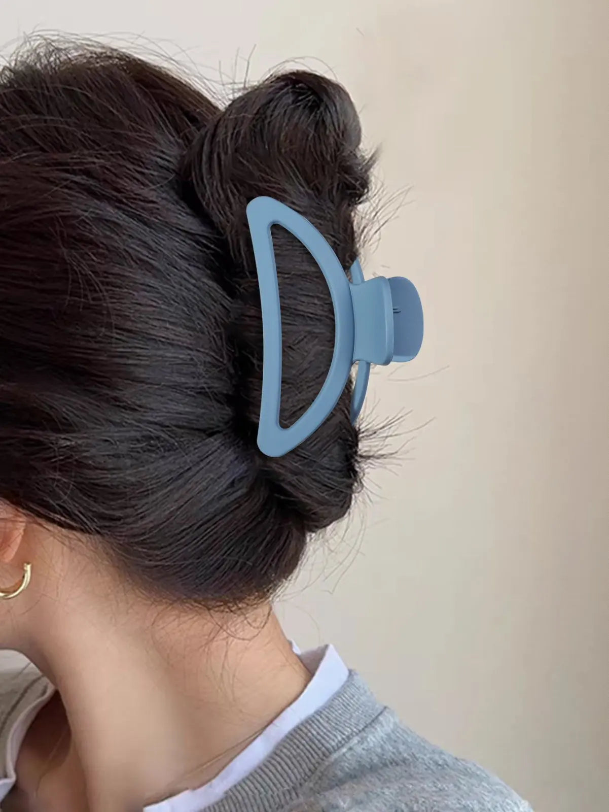 5 Pcs Mixed Colors And Shapes Big Hair Claw Clips for Women Girls Thin Thick Curly Hair, Strong Hold Jaw Clips. Beauty World Shop