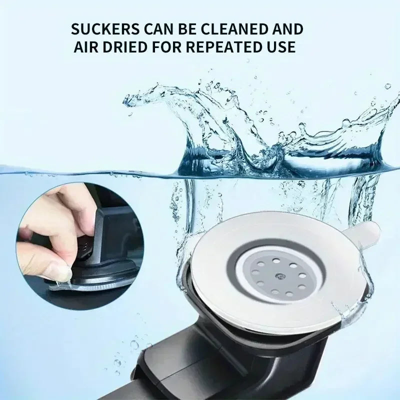 360° Windshield Car Phone Holder Car Dashboard Mobile Cell Support Bracket Universal Sucker for iPhone 16 15 14 Samsung Xiaomi Beauty World Shop