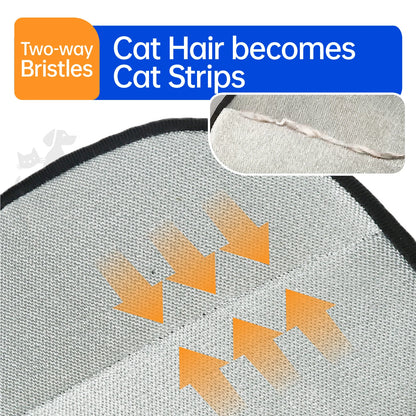 Pet Grooming Gloves Cats Hair Brush Pet Hair Removal Gloves Dual Brush Static-Free Cat Hair Cleaning Tool Hair Stripping Mitts Beauty World Shop