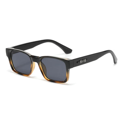 Light Luxury Square Sunglasses Minimalist Design Elegant Unisex Uv400 Protection Sun Glasses 9017 Beauty World Shop