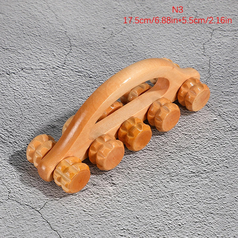 Wooden Massage Roller Portable Massage Tools For Face Neck Muscle Relax Head Foot Massager Stick Body Relaxation Beauty Health Beauty World Shop