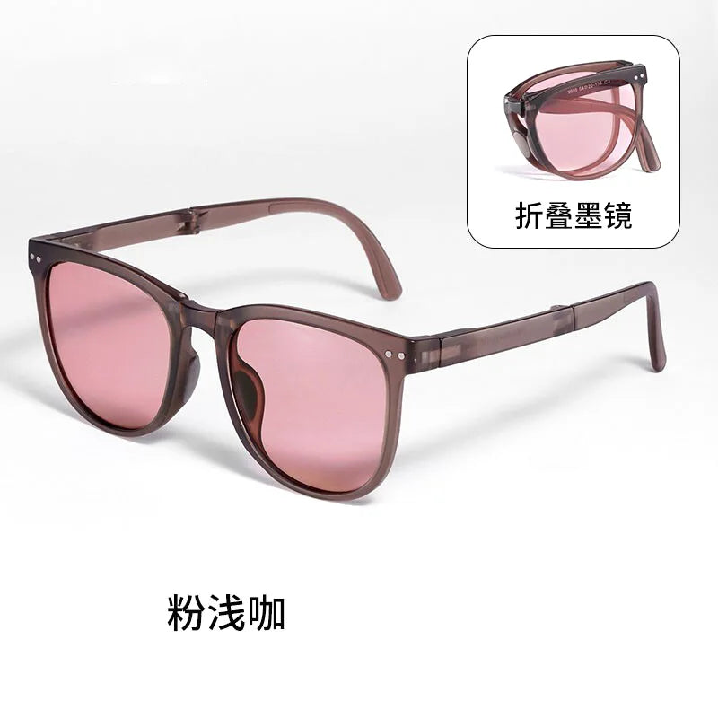 Folding sunglasses, portable, ultra light sun protection, UV protection, sunglasses for both men and women Beauty World Shop