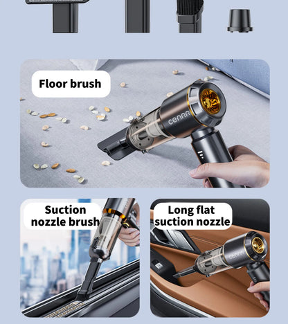 CENRR 998000PA Car Vacuum Cleaner Strong Suction Cordless Wireless Cleaner Handheld Portable Vacuum Cleaner Cleaning Machine Beauty World Shop