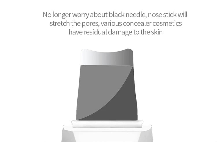 Deep Vibrate Skin Scrubber Facial Cleaner Shovel Spatula Not Ultrasonic Face ScrubberPeeling Blackhead Remover Facial Ma ssager Beauty World Shop