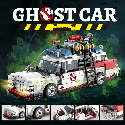 Creative Ghostbusters ECTO-1 Vehicle Technical Building Blocks Racing Car Model Car Assembly Bricks Toys for Kids Adult gifts Beauty World Shop