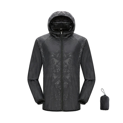 JNLN Men Women Waterproof Hiking Jackets Quick Dry Camping Windbreaker Unisex Outdoor Trekking Raincoat Anti UV Packable Clothes Beauty World Shop