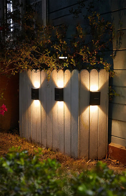 Solar LED Outdoor Light Solar Lighting Sensor Lamp Streetlights Exterior Garden Decoration Garland Waterproof Solar Wall Light Beauty World Shop