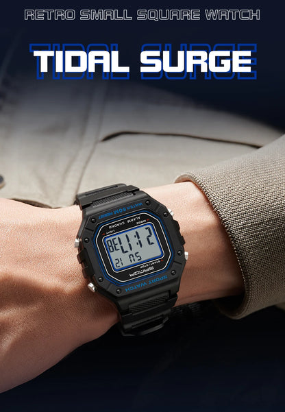 SANDA 2156 Fashion Mens Watch Military Water Resistant Sport Watches Army Big Dial Led Digital Wristwatches Stopwatches For Male Beauty World Shop